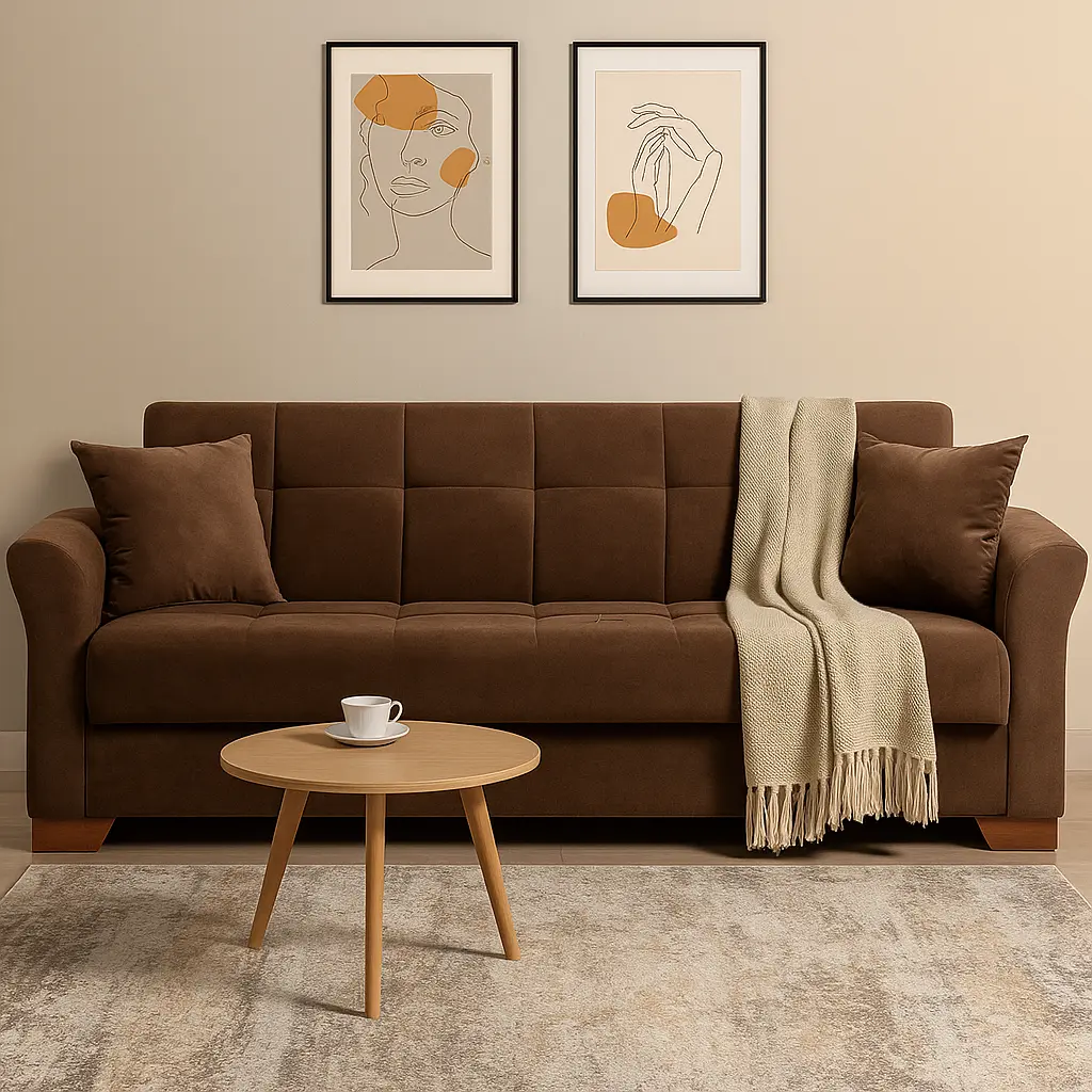 أريكة سرير فاخرة للتخزين من كازا برافو - راحة أنيقة ووظائف ذكية