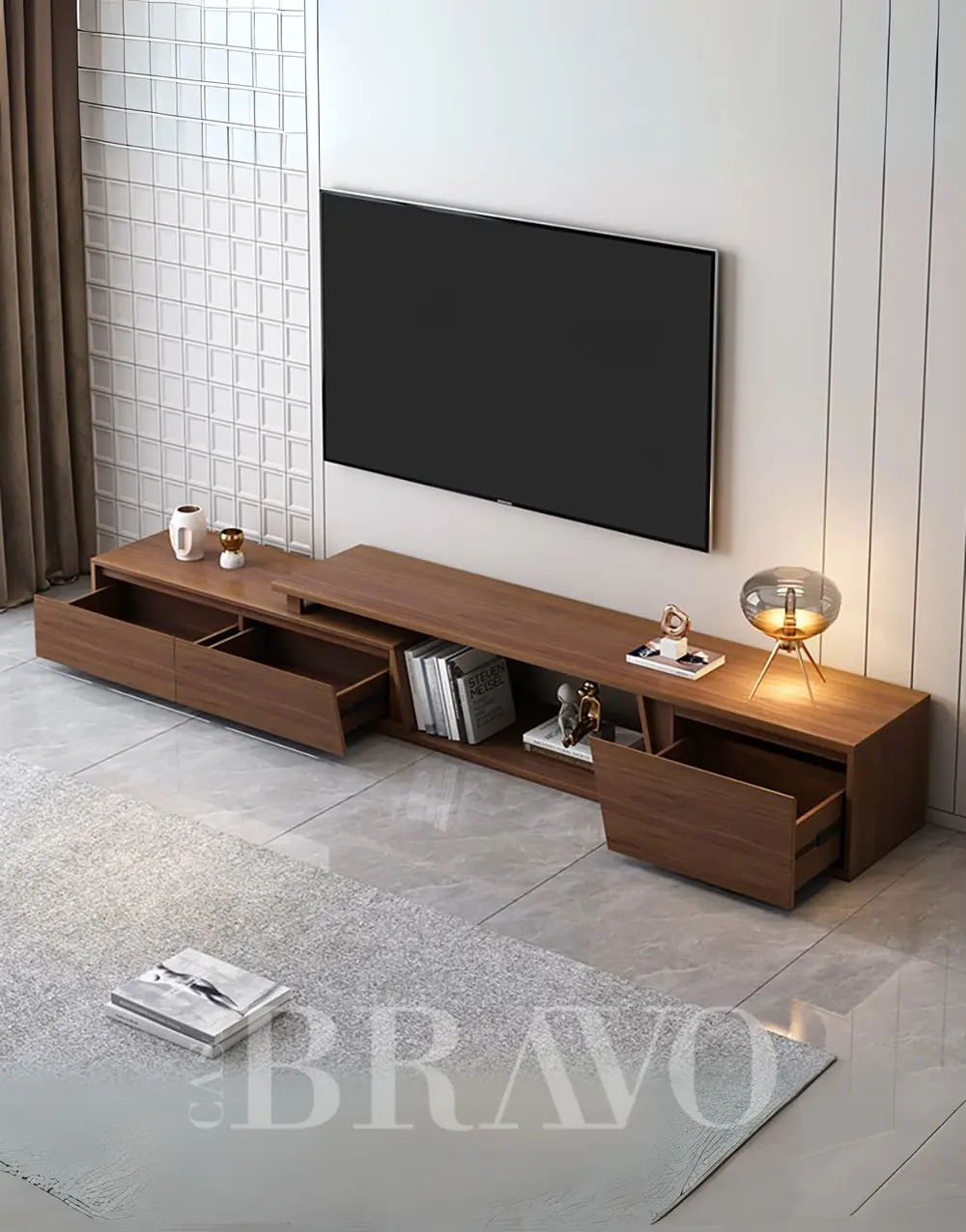 وحدة تلفزيون وسائط جوزية بخطوط عصرية