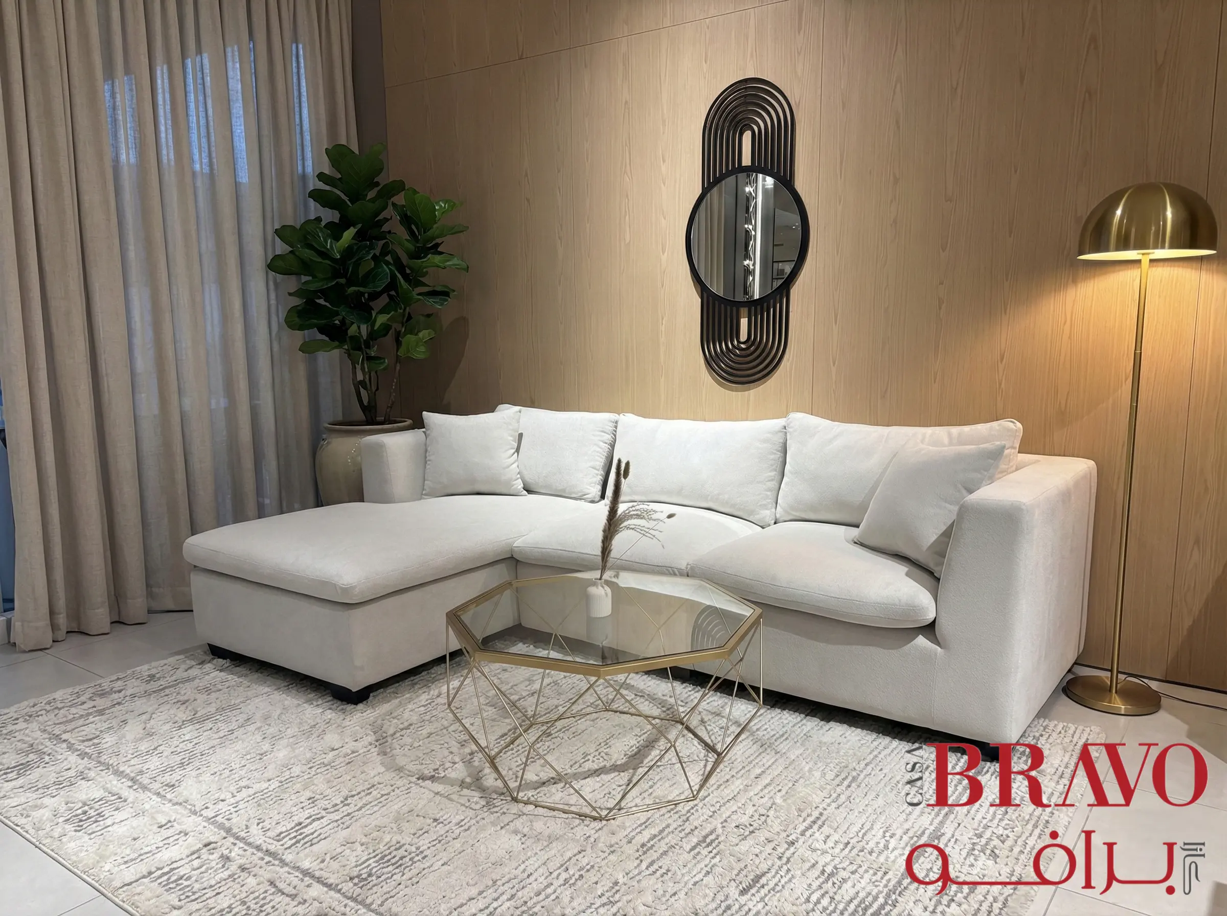 أريكة جلستون بزاوية يمينية