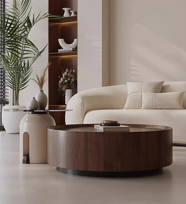 طاولة القهوة CircaVault وطاولة جانبية كازا برافو  - DomeGlass-