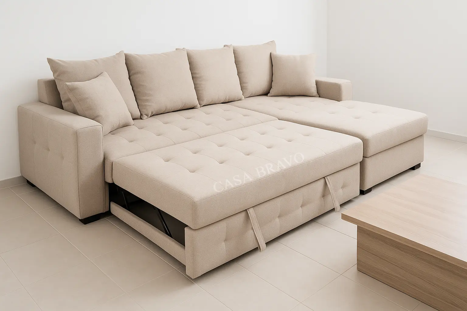 أريكة سرير فاخرة للتخزين من كازا برافو - راحة أنيقة ووظائف ذكية