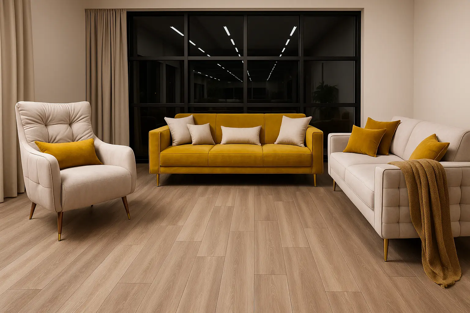 طقم أريكة برافو 3+3+1 مقاعد