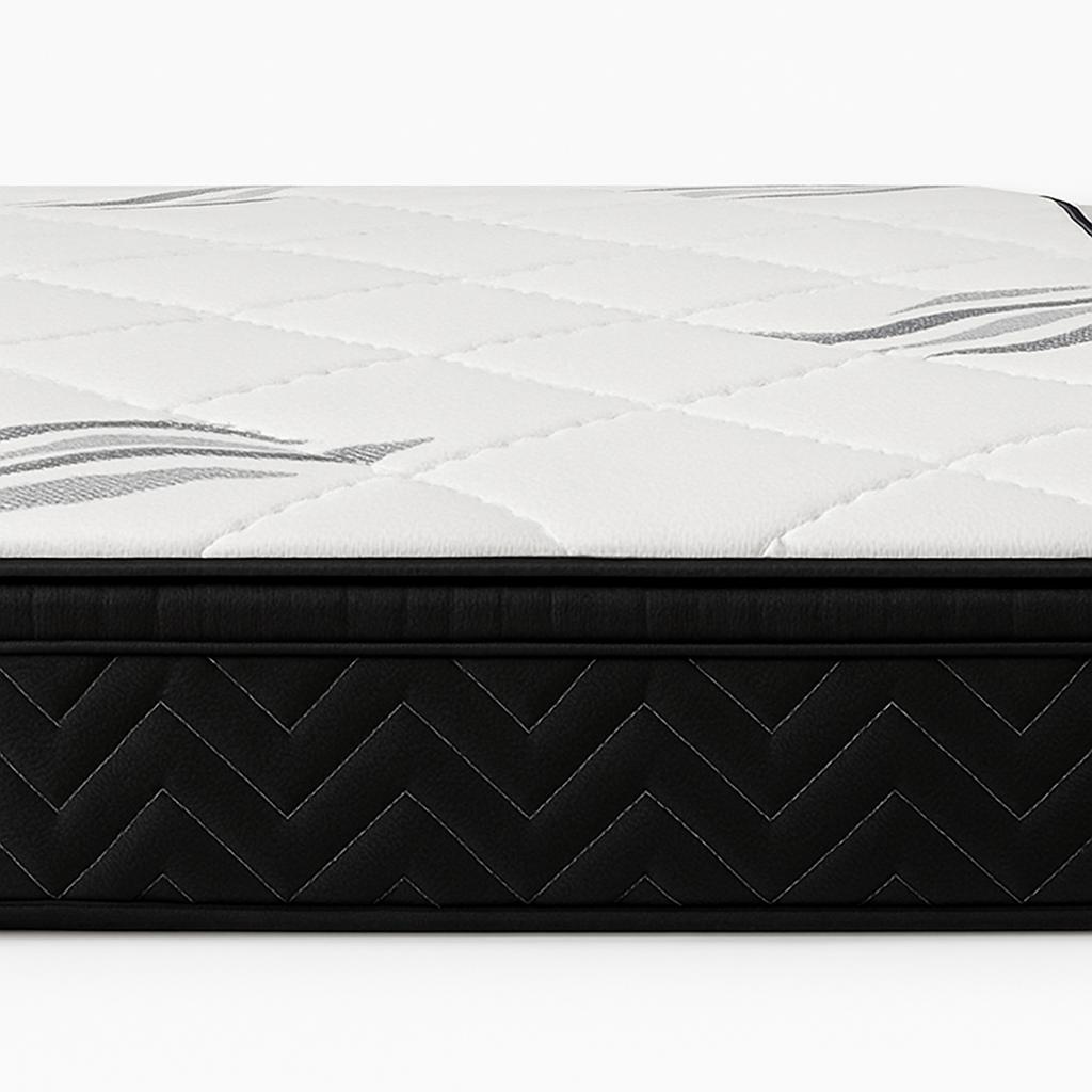 مرتبة كازا برافو–  نم جيدا – بنوابض باكيت (مغلفة) مع طبقة مخدة علوية – قماش مضاد للبكتيريا – راحة عالية – ارتفاع 28 سم