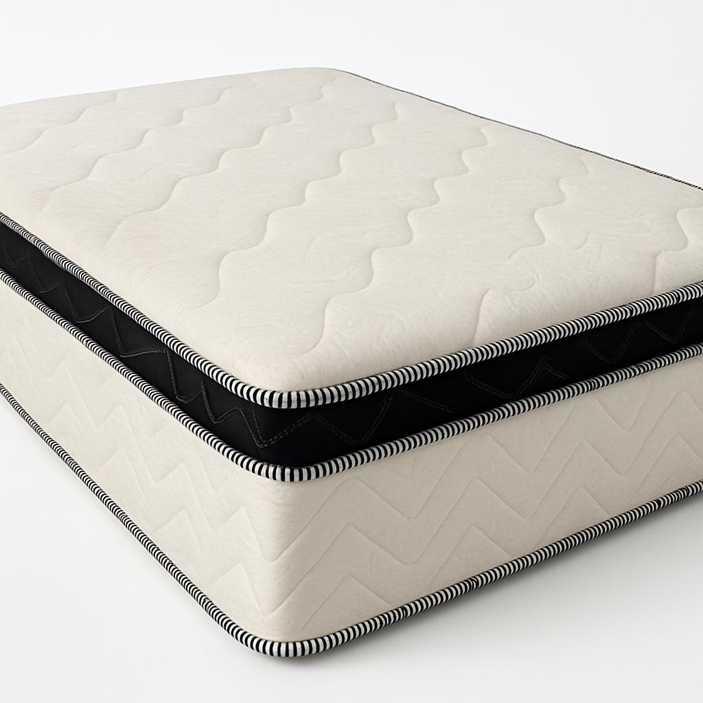 مرتبة كازا برافو – نم جيدا – بنوابض بونيل مع طبقة مخدة علوية – قماش قطيفة فاخر – لون أوبال – ارتفاع 27