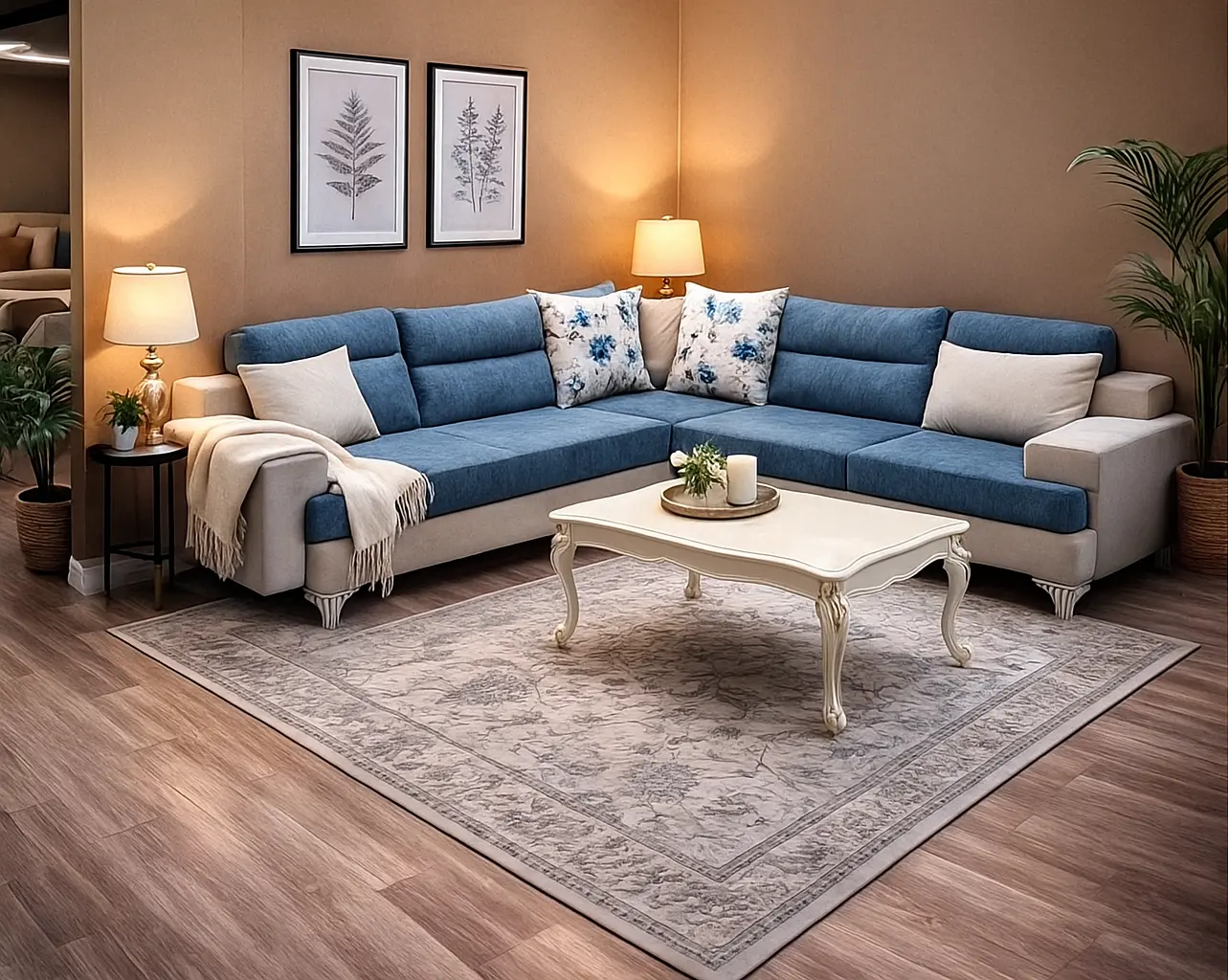 أريكة زاوية يسار ستيف فابريك