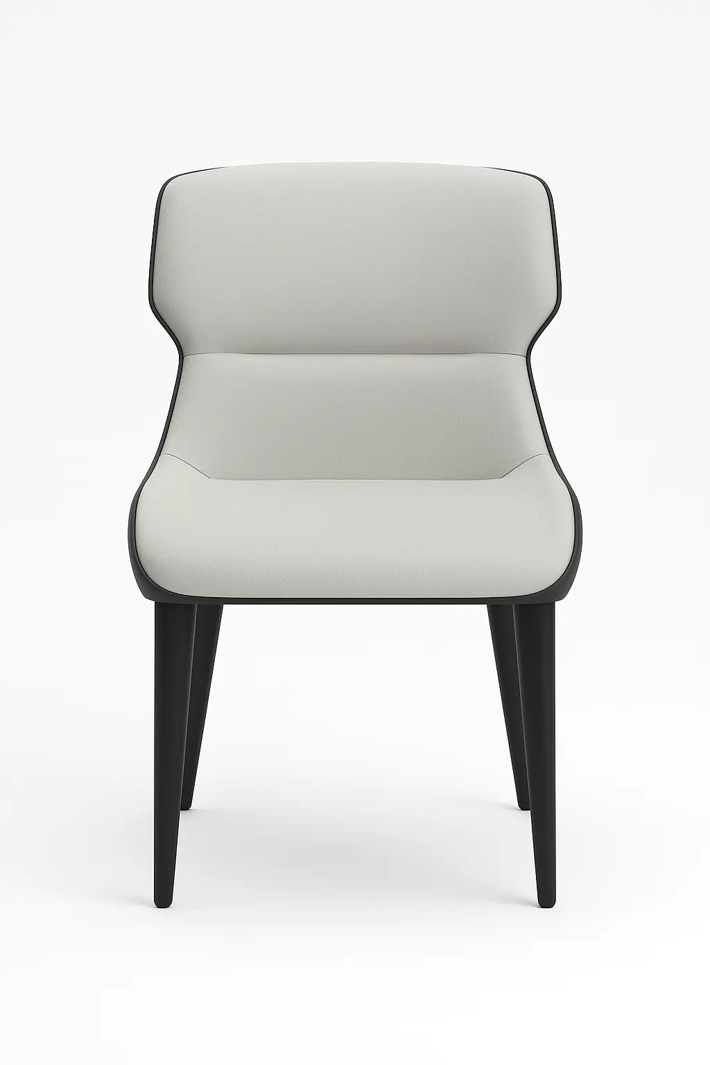 كرسي الطعام الفخم ثنائي اللون