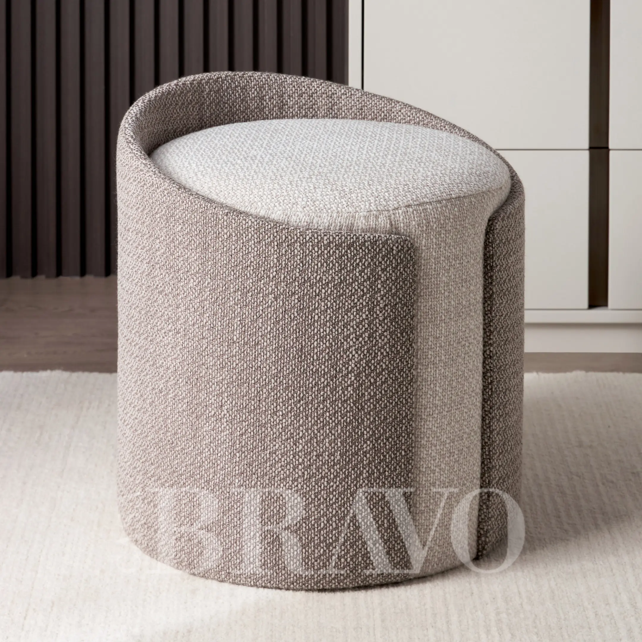 طقم جلوس أركو لاونج - مقاعد منحوتة مع طاولة جانبية بلون أزرق مخضر