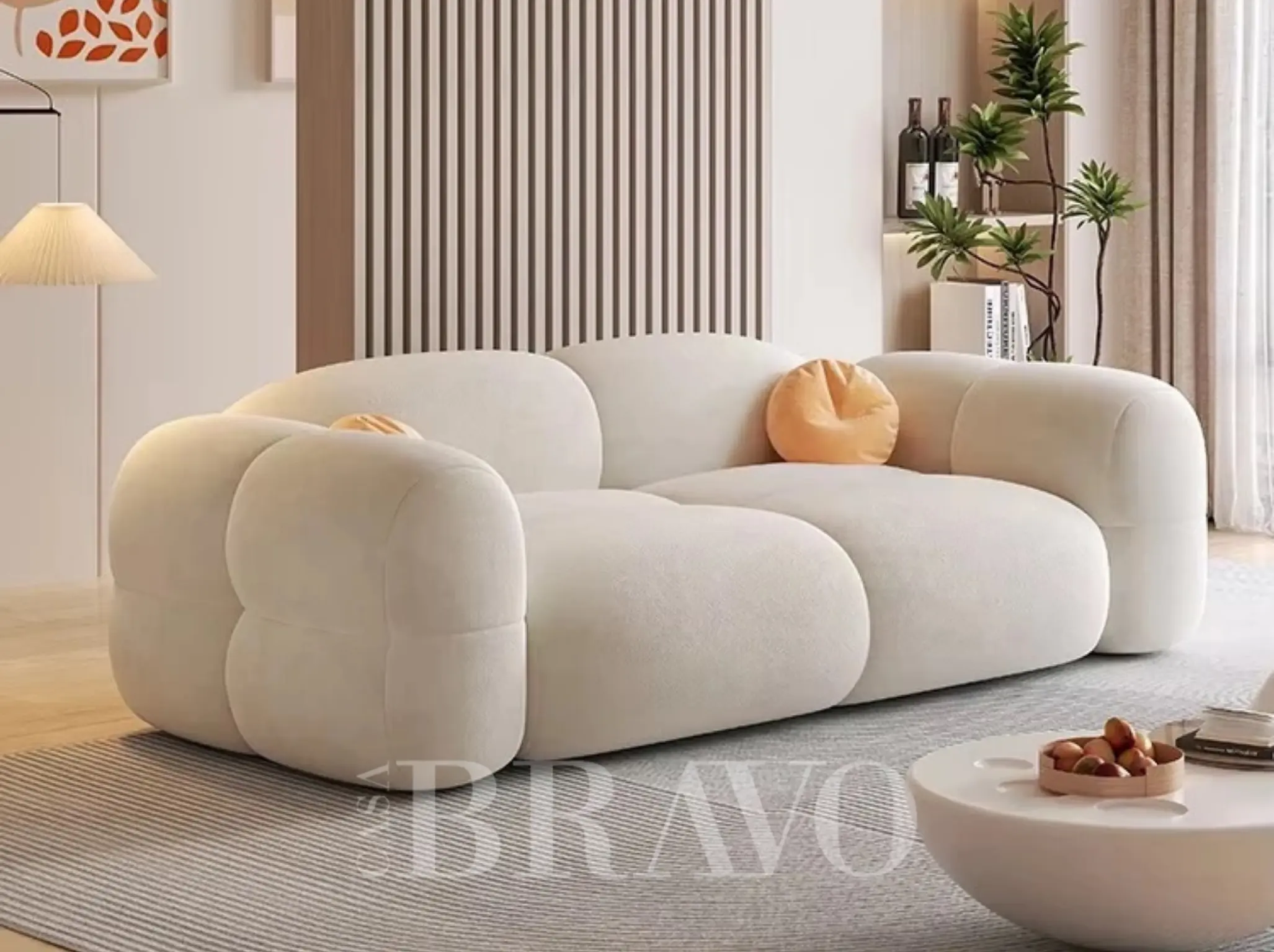 أريكة بحجم ثلاثة مقاعد من بيبل