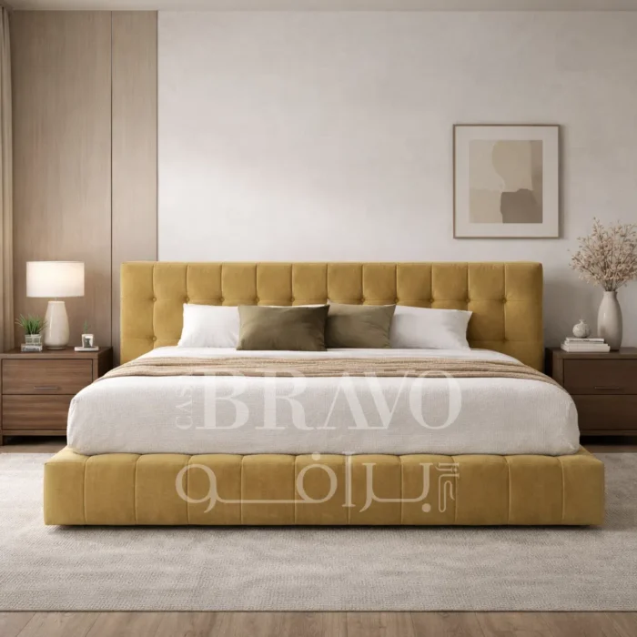 VerdeLoom Bed – Earthy Elegance with Sculptural Comfort
