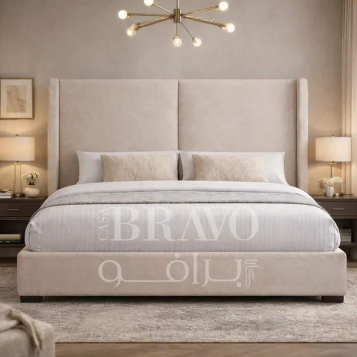 Modern Minimalist Upholstered Bed – Casa Bravo