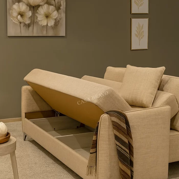 Casa Bravo Premium Storage Sofabed – Elegant Comfort with Smart Functionality