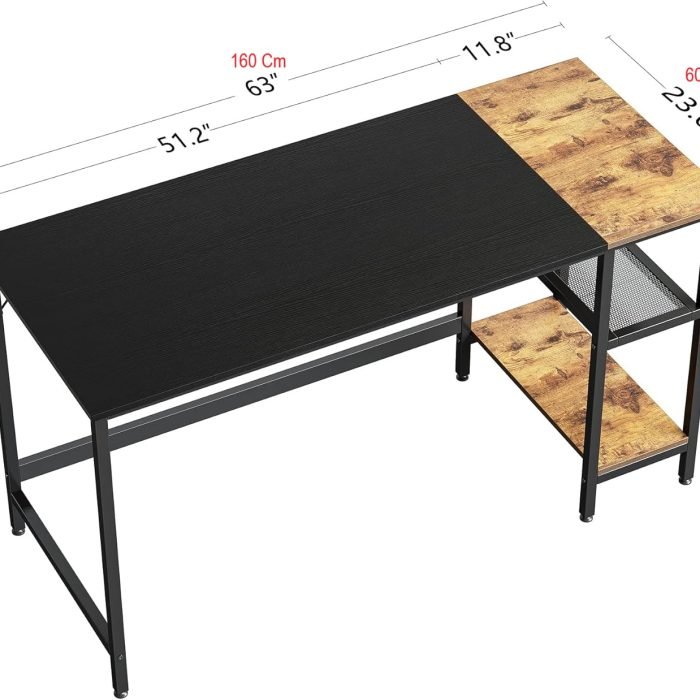 The Two-Tone Storage End Desk