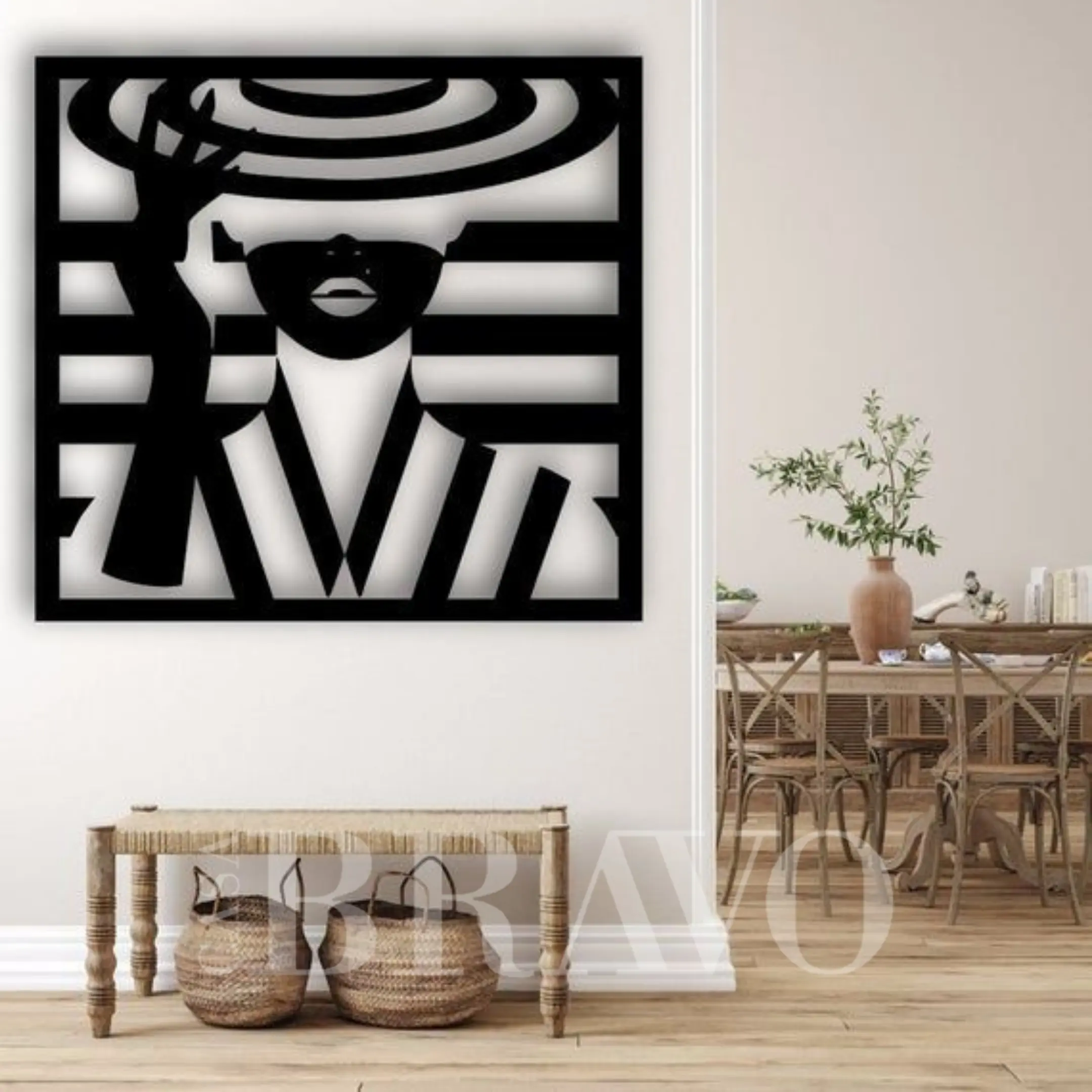 THINK Wall Art – Modern Motivational MDF Wall Décor