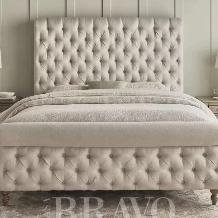 BelleTuft Bed – Classic Comfort with Couture Detailing