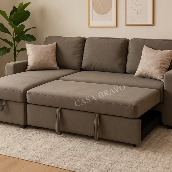 Casa Bravo Premium Storage Sofabed – Elegant Comfort with Smart Functionality