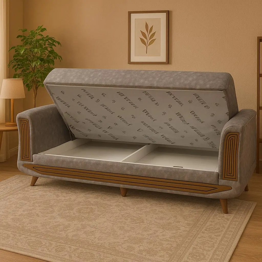 Casa Bravo Premium Storage Sofabed – Elegant Comfort with Smart Functionality