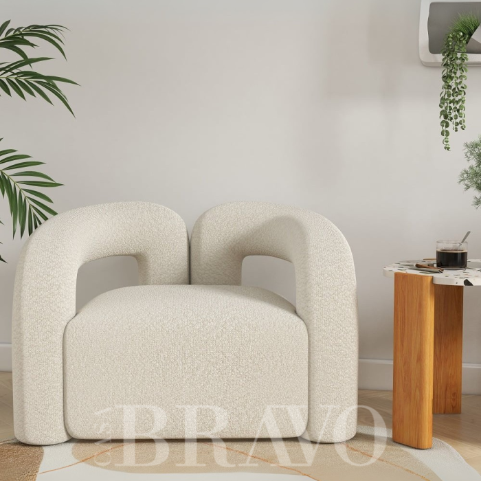 Oti Boucle Accent Chair