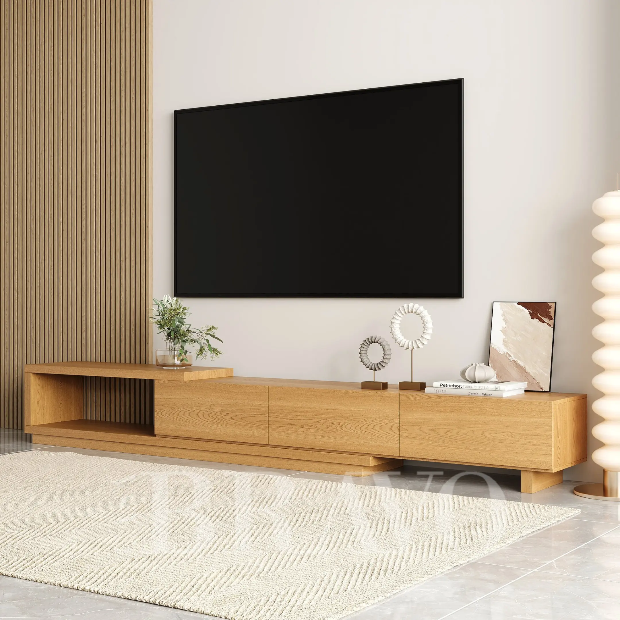 Oak Horizon TV Console
