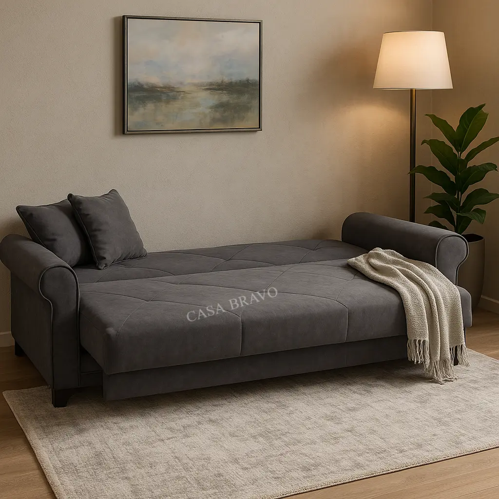 Casa Bravo Premium Storage Sofabed – Elegant Comfort with Smart Functionality