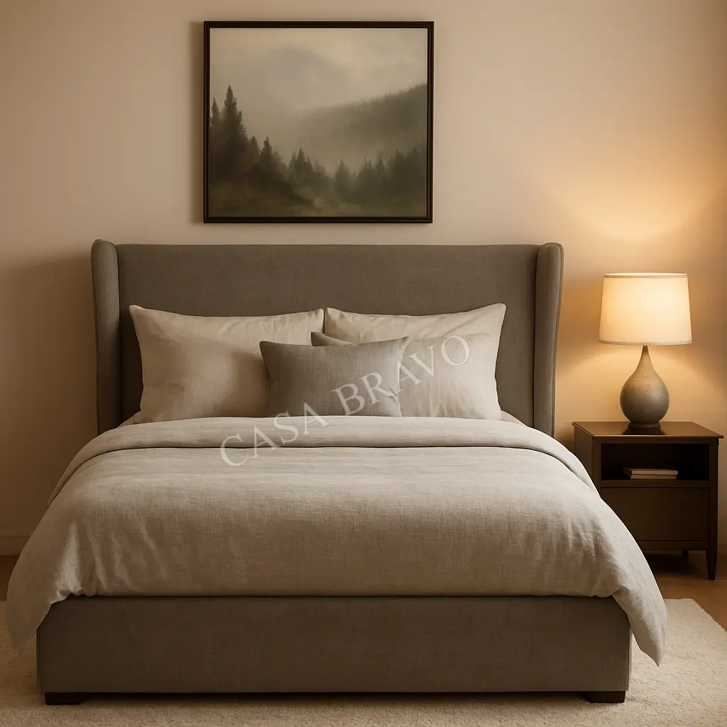 MistHaven Storage Bed – Plush Serenity with Hidden Utility