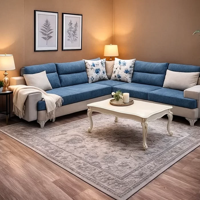 Steve Fabric Left Corner Sofa