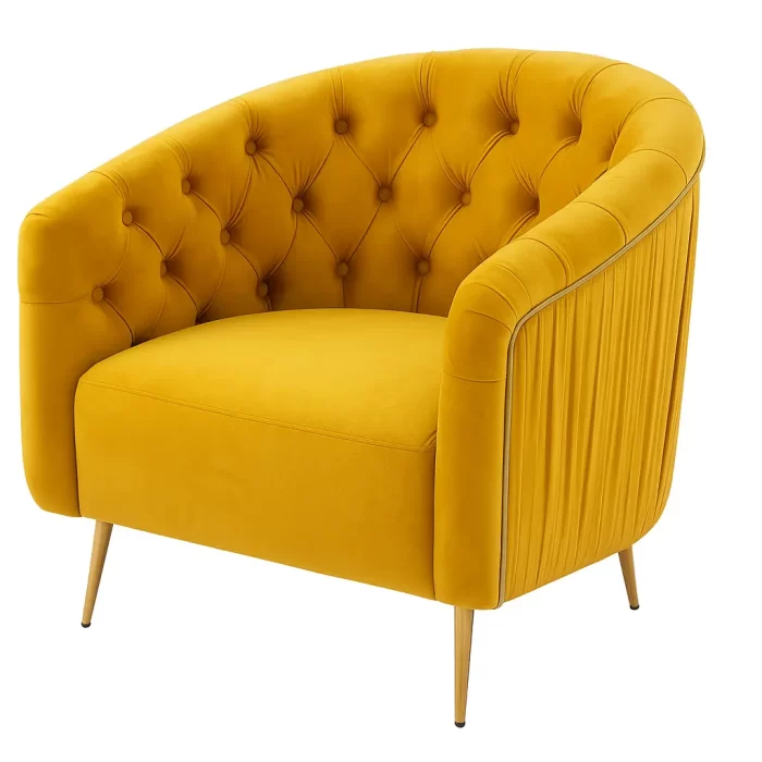 Bella Fabric Swivel Armchair