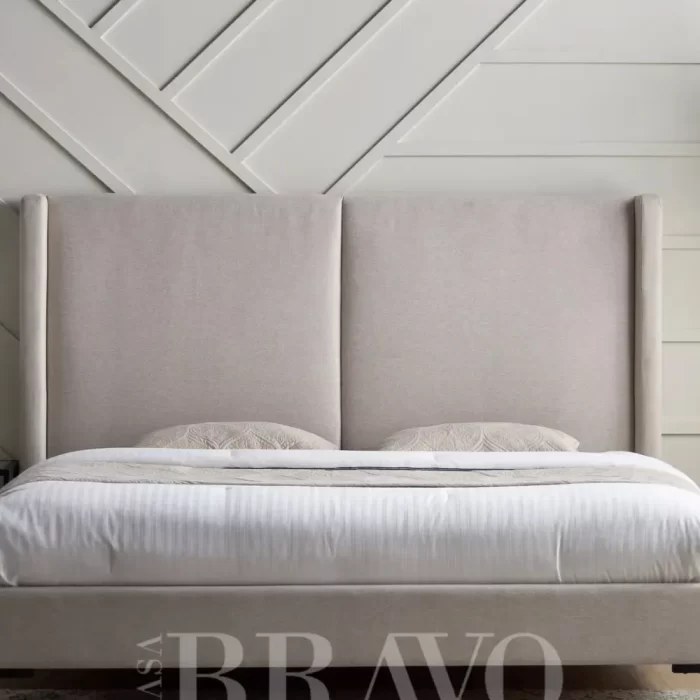 Modern Minimalist Upholstered Bed – Casa Bravo