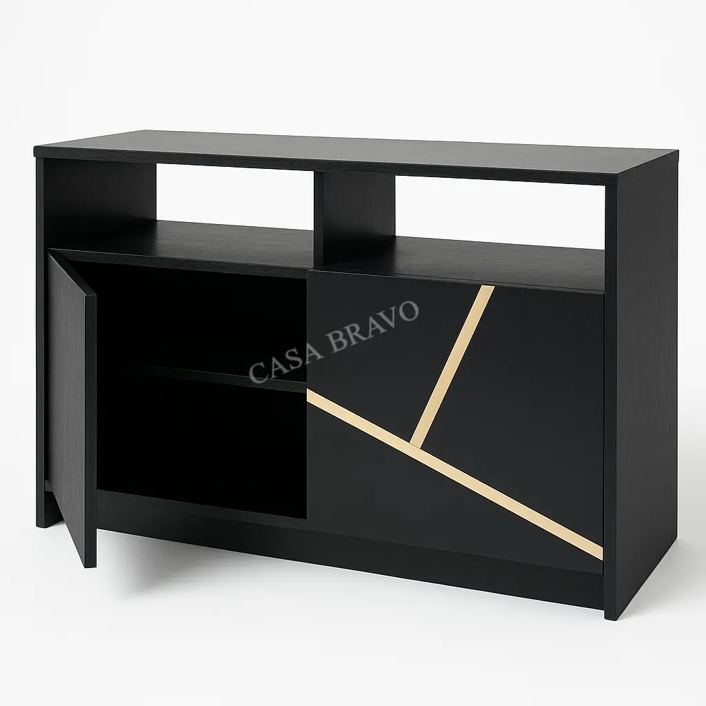 The Noir Chevron Console