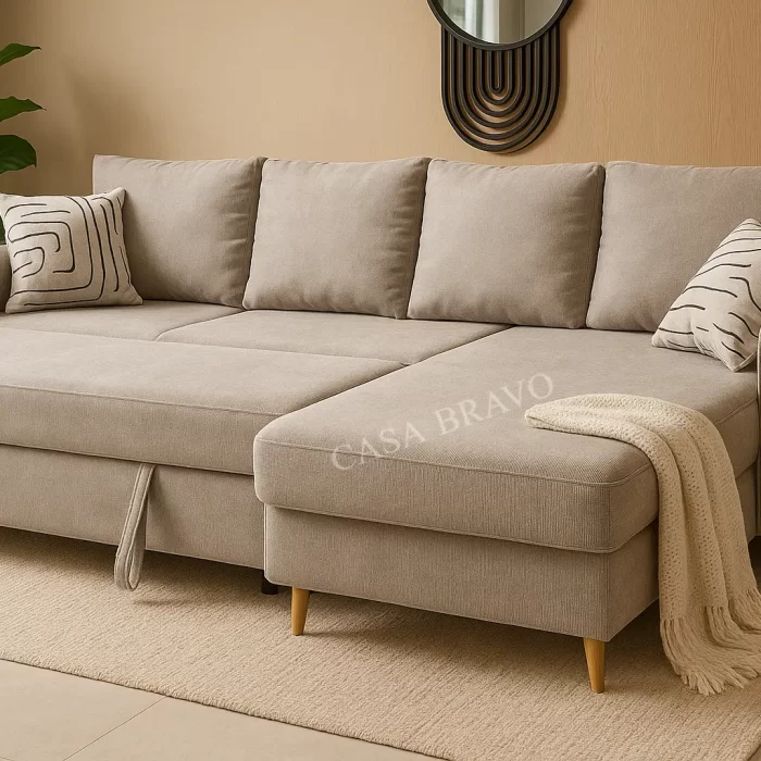 Casa Bravo Premium Storage Sofabed – Elegant Comfort with Smart Functionality