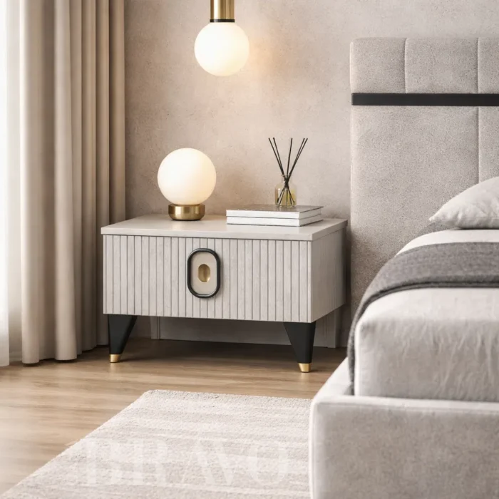 Modern Elegance Tufted Side Tables