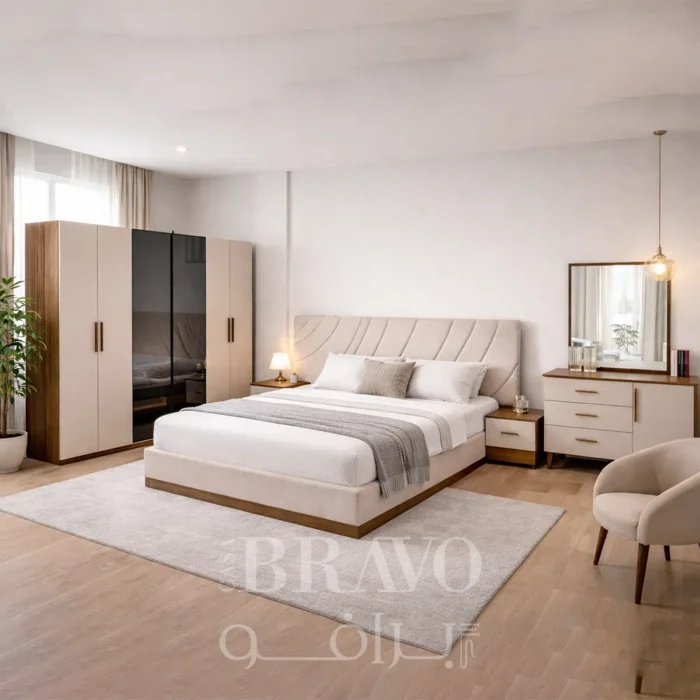 Modern Elegance Bedroom Set – Neutral Comfort Meets Timeless Style