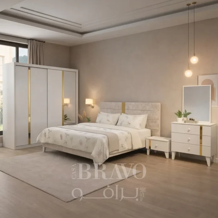 Harmony Nest Bedroom Set – Elegant Storage Meets Cozy Sophistication